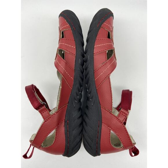 JBU by Jambu‎ Shoes Womens Sz 7M Red Mary Jane Magnolia B2MAG03 - Picture 8 of 12